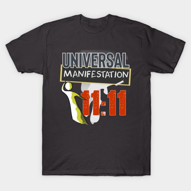 Universal Manifestation 11:11 T-Shirt by Markyartshop